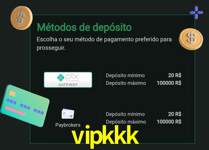 O cassino vipkkk oferece uma grande variedade de métodos de pagamento